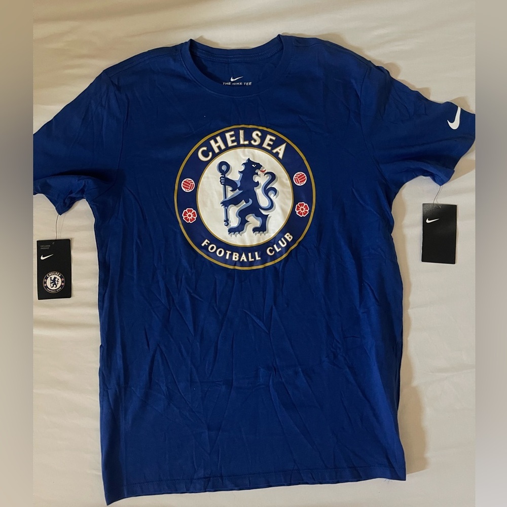 Nike Blue Short Sleeve Tee Chelsea Shirt